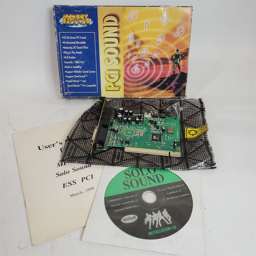 Vintage ESS-1938 PCI Sound Card Melody Sound MF-1938 Circa 1998