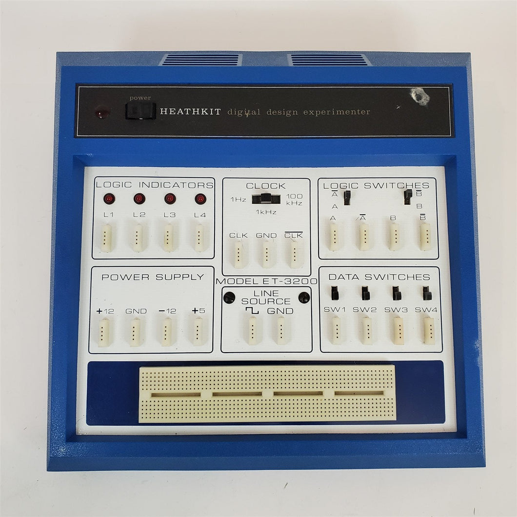 Heathkit Digital Design Bread Board Experimenter ET-3200 BLUE
