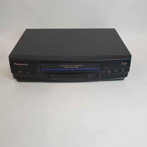Panasonic PV-V4520 4-Head VCR Multi-Speed Rewind Prevents Tape Damage No Remote