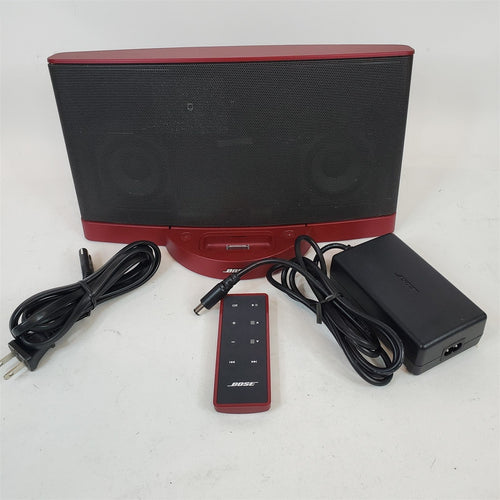Rare Burgundy Red Bose SoundDock II Digital Music System for iPod w/Remote #1