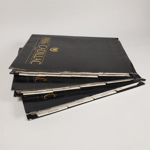 1986 Cadillac Boxed Press Kit Set - Three Folders