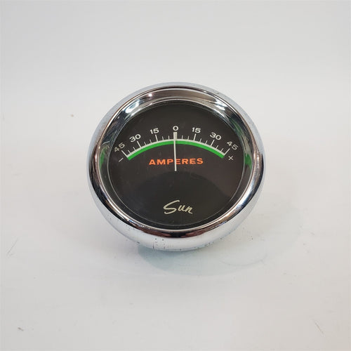 Vintage 45 Amp Ammeter Gauge Sun Electric Corporation Model AMP-45