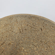 Load image into Gallery viewer, Brown Pottery Crock Pot / Seed Jar Glazed Inside Signed AFS