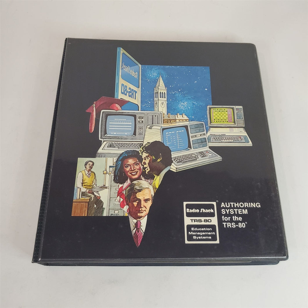 Vintage Original TRS-80 Author I Lesson Presentation Package w/ Manual 26-2707