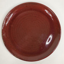Load image into Gallery viewer, Stoneware Decorative Platter 11" Reddish Brown Glaze Horst Kerstan Mark