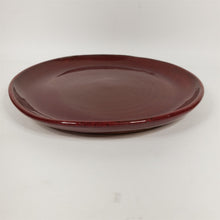 Load image into Gallery viewer, Stoneware Decorative Platter 11" Reddish Brown Glaze Horst Kerstan Mark