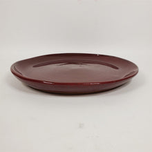 Load image into Gallery viewer, Stoneware Decorative Platter 11" Reddish Brown Glaze Horst Kerstan Mark