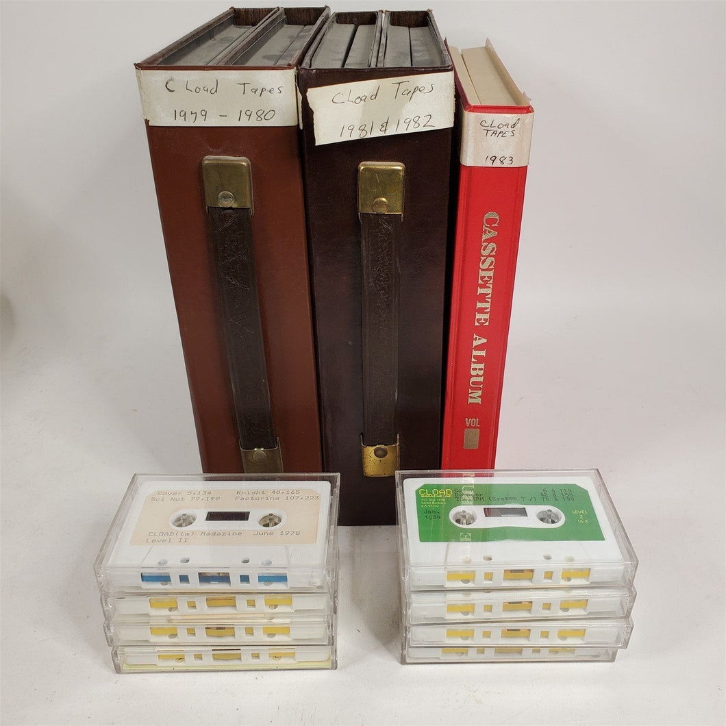 Vintage 1978-1984 Original CLOAD Magazine 67 Cassette Tapes COMPLETE? TRS-80