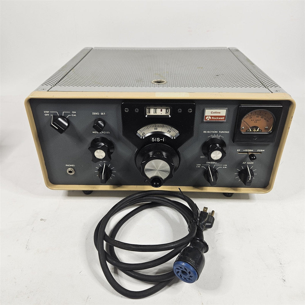 Ultra-Rare Rockwell Collins 51S-1 Ham Radio Receiver SN C30046 Made in Canada