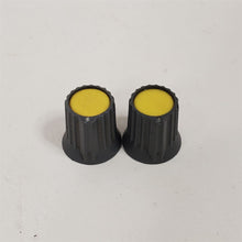 Load image into Gallery viewer, PAIR Yellow Knobs for Vintage Soundcraft 200B 16 and 24 Channel Mixer
