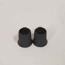 Load image into Gallery viewer, PAIR Black Knobs for Vintage Soundcraft 200B 16 and 24 Channel Mixer