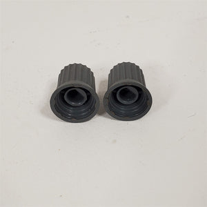 PAIR Black Knobs for Vintage Soundcraft 200B 16 and 24 Channel Mixer