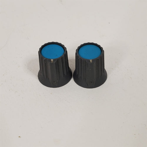 PAIR Blue Knobs for Vintage Soundcraft 200B 16 and 24 Channel Mixer