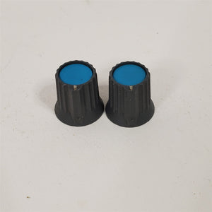 PAIR Blue Knobs for Vintage Soundcraft 200B 16 and 24 Channel Mixer