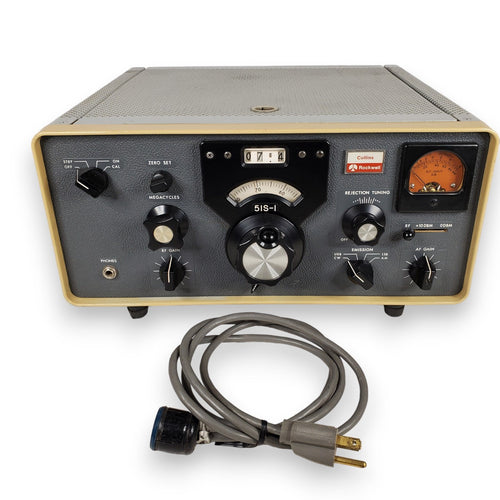 Ultra-Rare Rockwell Collins 51S-1 Ham Radio Receiver SN C30049 Made in Canada