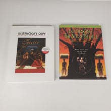 Load image into Gallery viewer, LOT of 2 Books Theatre Collaborative Acts &amp; Instructor's Edition Experiencing...