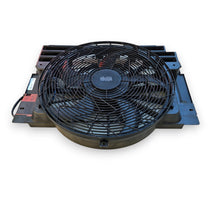 Load image into Gallery viewer, 00-07 BMW X5 A/C Condenser Radiator Fan w/Housing Behr Hella 8EW 351 040-661 NOS