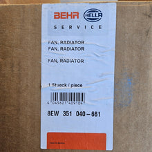 Load image into Gallery viewer, 00-07 BMW X5 A/C Condenser Radiator Fan w/Housing Behr Hella 8EW 351 040-661 NOS