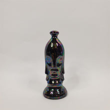 Load image into Gallery viewer, Vintage 5-1/2" Pawn Chess Piece Black Gothic/MCM Glazed Duncan Ceramic
