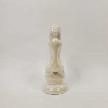 Load image into Gallery viewer, Vintage 6-1/2" KNIGHT Chess Piece WHITE Gothic/MCM Glazed Duncan Ceramic