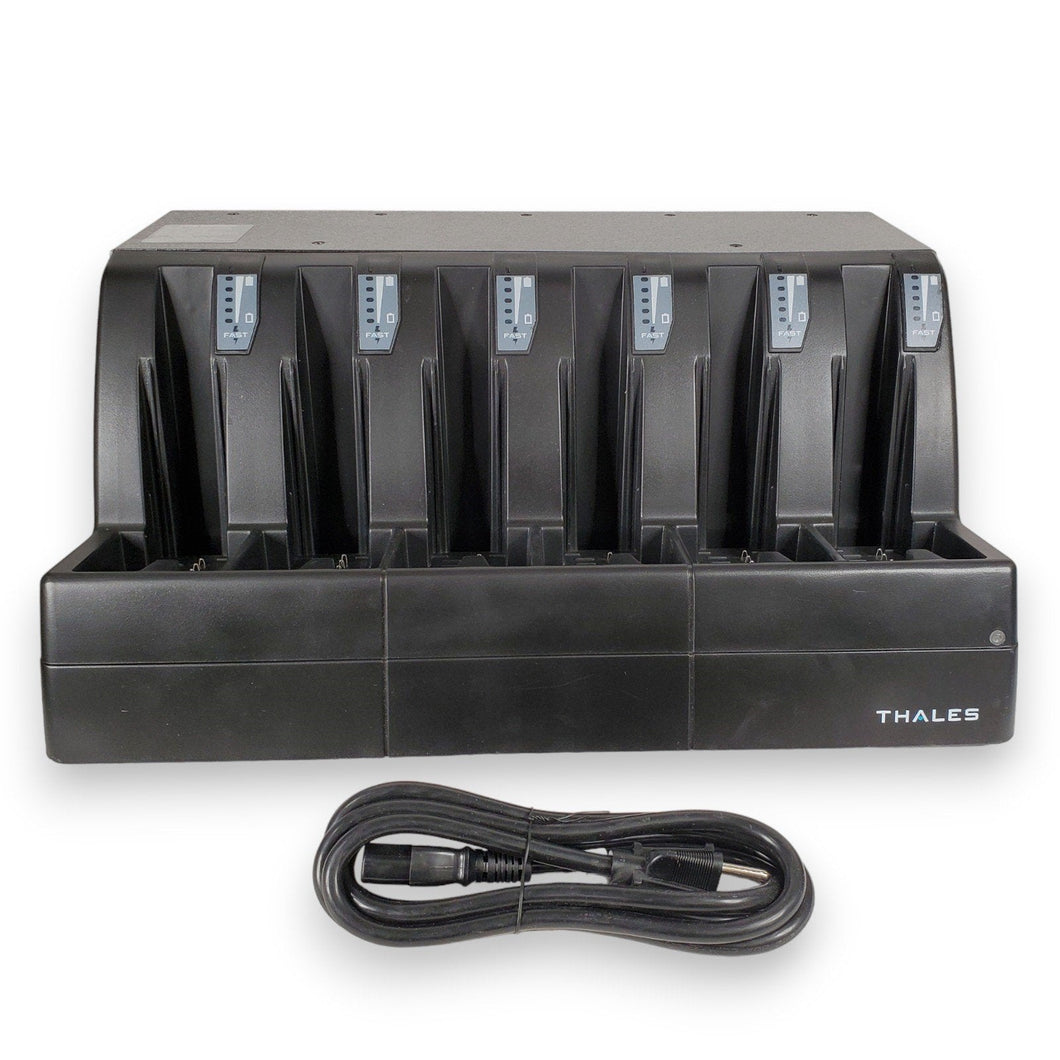 6-Port Lithium Ion Battery Charger for AN/PRC-148 MBITR Radio Thales 1600653-1