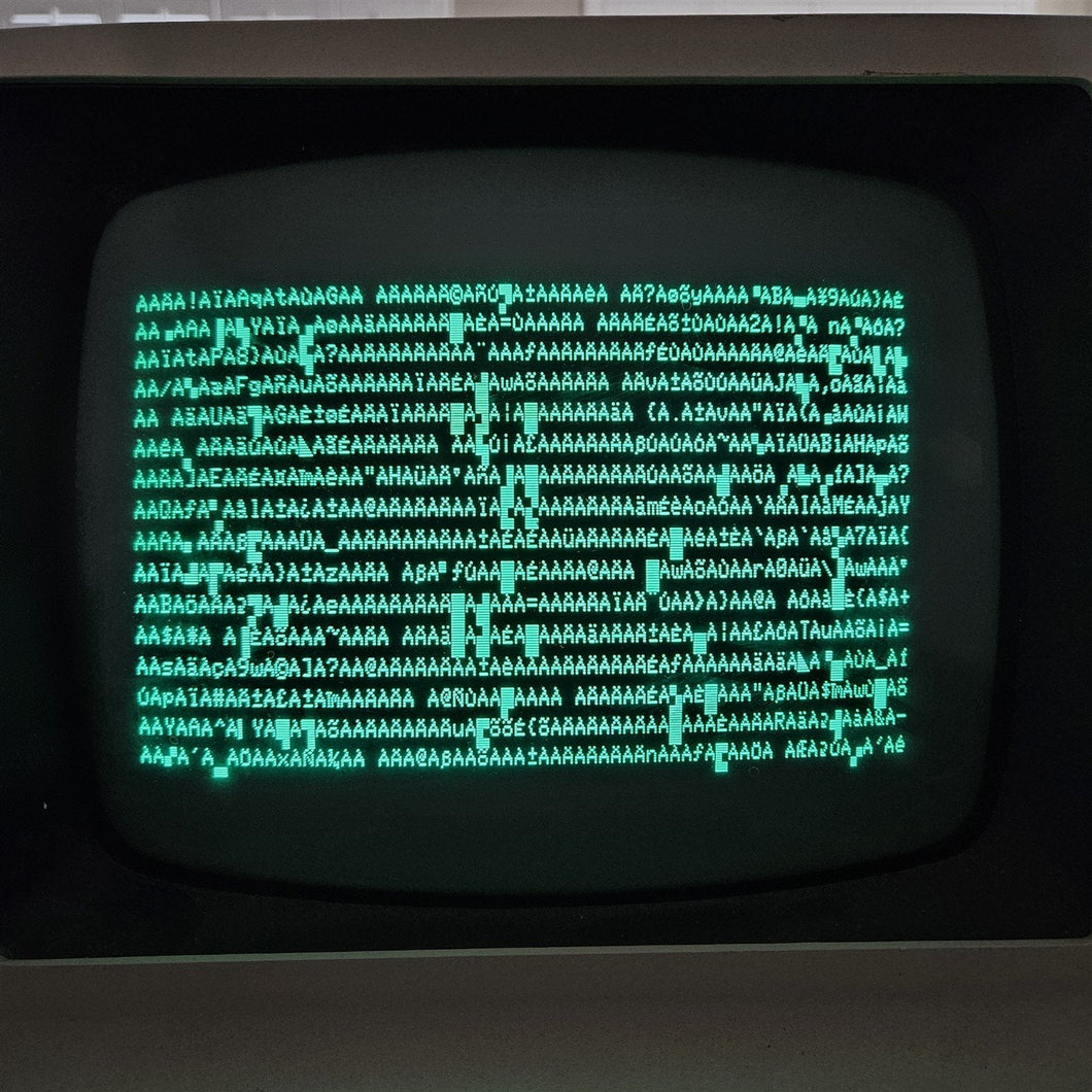 Vintage Original TRS-80 CRT Green Display & Video Card Model I/II/III/4 Tested