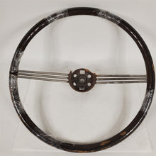 Load image into Gallery viewer, Vtg Banjo Steering Wheel Sunbeam Alpine Tiger For Restoration/Rat Rod #1 Wood