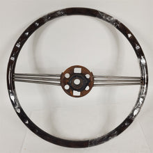 Load image into Gallery viewer, Vtg Banjo Steering Wheel Sunbeam Alpine Tiger For Restoration/Rat Rod #1 Wood