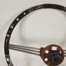 Load image into Gallery viewer, Vtg Banjo Steering Wheel Sunbeam Alpine Tiger For Restoration/Rat Rod #1 Wood
