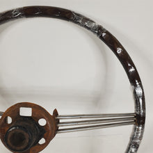 Load image into Gallery viewer, Vtg Banjo Steering Wheel Sunbeam Alpine Tiger For Restoration/Rat Rod #1 Wood