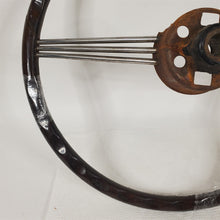 Load image into Gallery viewer, Vtg Banjo Steering Wheel Sunbeam Alpine Tiger For Restoration/Rat Rod #1 Wood