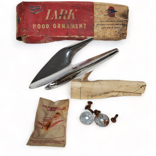 59-61 Studebaker Lark Hood Ornament NOS with Issues - AC3073 AC-3073