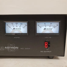 Load image into Gallery viewer, Desktop 13.8 VDC Power Supply w/ Meters &amp; Anderson Power Poles Astron RS-35M-AP