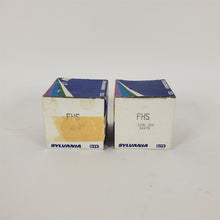 Load image into Gallery viewer, LOT of 2 Sylvania Tungsten Halogen Projector Lamps FHS 300W 82V 54979 PAIR