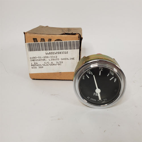 NOS 24V Fuel Gas Gauge for MJ2A & Oshkosh M978? GM 6431059 6680-01-208-3312