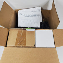 Load image into Gallery viewer, 3 Sets of 24 ft Black Indoor/Outdoor String Light w/LED Edison Bulbs 72 ft Total