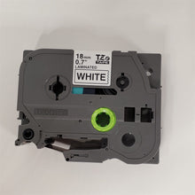 Load image into Gallery viewer, Lot of 4 TZe Brother Laminated Label Printer Tapes/3-18mm 3/4&quot; and 1-24mm 0.94&quot;