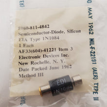 Load image into Gallery viewer, MIL-Spec Silicon Diode EDI 1N1084 Electronic Devices Inc. 5960-00-811-4842