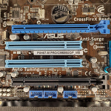 Load image into Gallery viewer, ASUS P8H67-M PRO Motherboard w/ Intel i7-2600 3.40GHz 12GB I/O Shield Cooler
