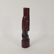 Load image into Gallery viewer, Tiki Wood Carving Varnished 9-1/4" x 2-1/4"