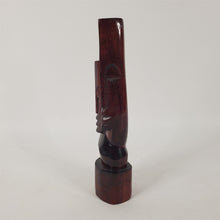 Load image into Gallery viewer, Tiki Wood Carving Varnished 9-1/4" x 2-1/4"