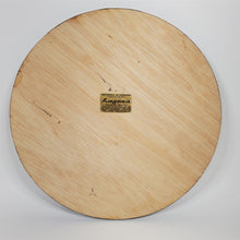 Load image into Gallery viewer, 13" Round Wood Marquetry Tray/Platter Laguna Granada Spain