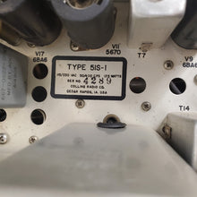 Load image into Gallery viewer, Collins 51S-1 Winged Emblem Ham Radio Receiver SN 4289 Atomic Energy Commission