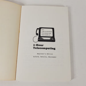 Vtg 1984 Rare 1-Hour Telecomputing Crash Course On-Line Computer Communications