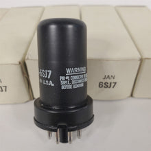 Load image into Gallery viewer, Lot of 5 GE JAN 6SJ7 Vintage Electron Vacuum Tubes Mil Std JAN-6SJ7