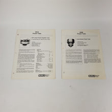 Load image into Gallery viewer, Lot of 3 Rare POWER TUBE BOOKLETS BY Burle Electron Tubes