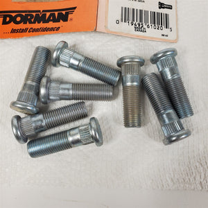 LOT of 7 M12 x 1.25 x 41.5mm Wheel Lug Studs Dorman 610-320