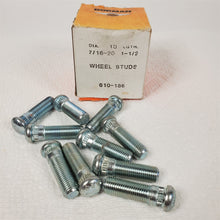 Load image into Gallery viewer, LOT of 10 7/16&quot;-20 x 1-1/2&quot; Wheel Lug Studs Dorman 610-186