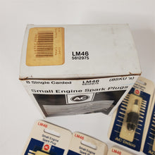 Load image into Gallery viewer, LOT of 8 AC LM46 Small Engine Spark Plugs-Conventional Carded ACDelco LM46