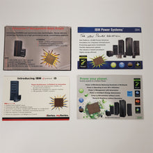 Load image into Gallery viewer, Collectible IBM iSeries i Power Chip Sample Cards Power4 Power5 Power6 Power7